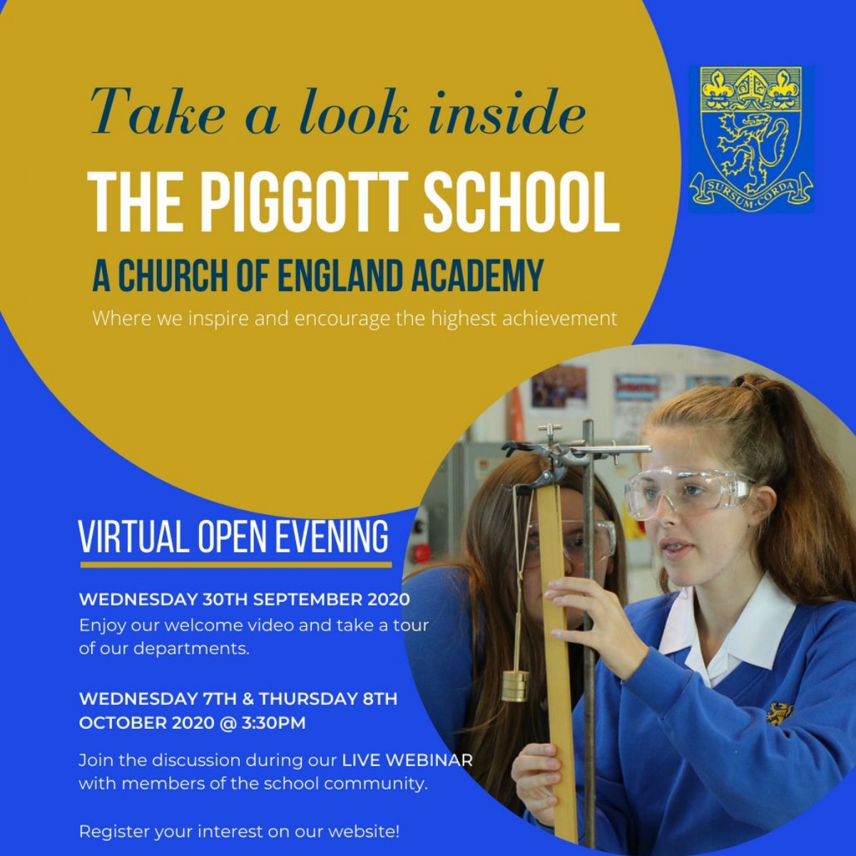 The Piggott School Explore our Virtual Open Evening Now